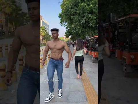Public reaction on cute girl #gymmotivation #gymlife #fitness #attitude #shorts