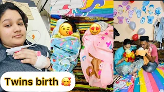Twins Birth vlog 🥰😍