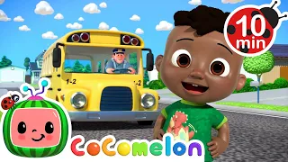 Wheels On The Happy Bus 😁 Learn Emotions with CoComelon Nursery Rhymes & Kids Songs
