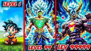 Upgrading Level 1 Goku TO LEVEL 99999 INFINITY GOKU In GTA 5