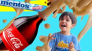 Coca Cola y Mentos EXPLOTA MUY ALTO