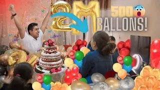 فاجات متابعيني بحفلة ال2 مليون مشترك (500 بالون😱)