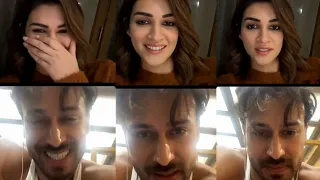 Tiger Shroff & Kriti Sanon is Live on Instagram | Ganapath Promotion | @TigerShroff