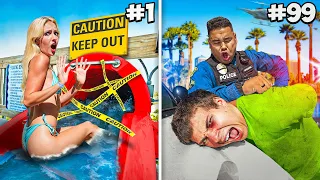 BREAKING 100 RULES IN 24 HOURS!