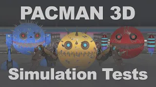 PACMAN 3D – Multi-Form Robotic Motion & Dynamics Test | Cinema 4D