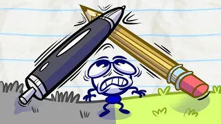 "My Own Worst Penemy" | Pencilmation Cartoons!