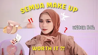 MAKEUP HANASUI DI BAWAH 50K WORTH IT GAK SIH?? KITA TES MAKEUPNYA | SARITIW