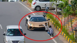 Lamborghini Aventador S | Reactions | India | Hyderabad 2021