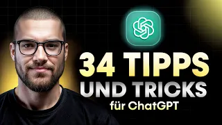 34 ChatGPT Tipps für Anfänger in 2026! (Werde zum GPT-PROFI)