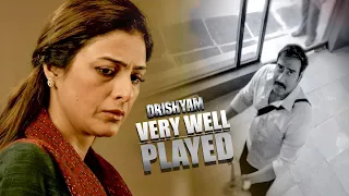 Tabu को जब Vijay का master plan समझ में आया.😱 | Ajay Devgn, Shriya Saran | Drishyam Iconic Scenes