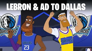 LeBron James & Anthony Davis Join Dallas Mavericks