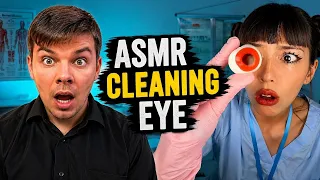 ASMR Eye Cleaning 👀 Idea and Video: @annadreamyASMR  #asmr #cleaning #satisfying #cleanwithme #fun 