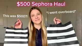 I spent over $500 at Sephora… Was it worth it? #sephora #sephorahaul #makeuphaul 