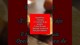 hierve naranja y ajo