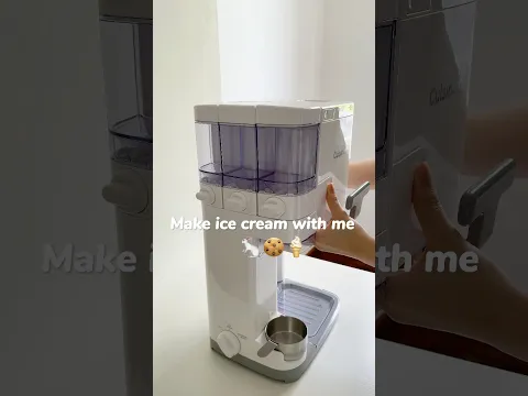 Make ice cream with me #asmr #food #icecream #summer #satisfying #lifestyle #asmrfood