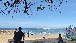 Sanur beach bali 🌊☀ prosesi adat pelarungan abu jenazah