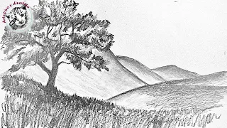 Como dibujar desde Cero #4 Como Dibujar un Paisaje Realista