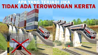 Apa Yang Terjadi Jika Tidak Ada Terowongan Kereta | Trainz Simulator Indonesia