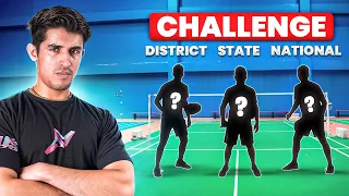 I Played Against District, State & National Level Badminton Players!