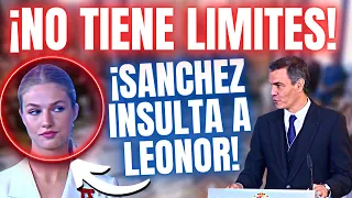 🔥👑😱 ¡ESCÁNDALO EN EL CONGRESO! Pedro Sanchez INSULTA a Leonor delante de Felipe VI ¡VERGONZOSO! 😱👑🔥