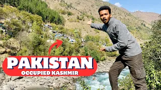 Went to see PAKISTAN🇵🇰Occupied Kashmir in Last Village of INDIA 🇮🇳