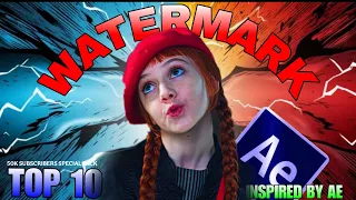 Top 10 Best Ae inspired Watermarks Made in Alight Motion (+Presets)| 50K Subscribers Special Gift 🎁