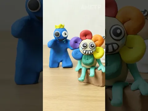 Rainbow friends made Dandy from dandy's world series!!! #rainbowfriends #dandysworld