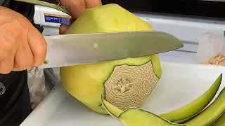 FRUIT NINJA IN KOREA | AMAZING FRUIT CUTTING SKILL  - FRUIT NINJA - KOREAN STREET FOOD