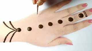 2 Simplest Mehndi 💕 मेहँदी Beginners के लिए 2 सबसे आसान मेहँदी डिज़ाइन ज़रूर try करें