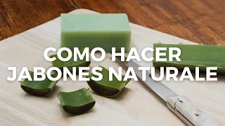 COMO HACER JABÓN ARTESANAL DE ALOE VERA/ JABON DE SABILA🪴🧼
