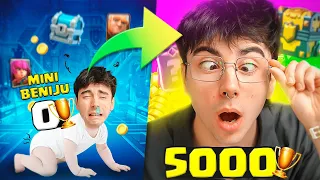 CÓMO LLEGAR DE 0 A 5000 COPAS EN CLASH ROYALE - BENIJU