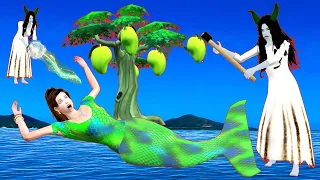 चुड़ैल की बेटी जादुई पेड़ The Jalpari Witch's Daughter Tree Stories in Hindi Moral Stories Kahani
