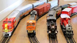 Big Model Trains Take Over The House For This Model Train Video