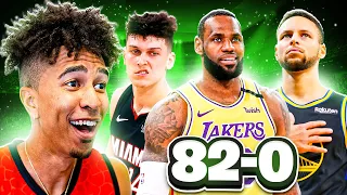 SPIN THE WHEEL 82-0 CHALLENGE IN NBA 2K22! #2