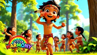 Learning 10 Little Indians boys - + More Nursery Rhymes & Kids Songs - Little Harmony