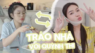 MỘT NGÀY SỐNG CUỘC SỐNG CỦA @QuỳnhThi 🏡 / switching life with Quynh Thi for a day!