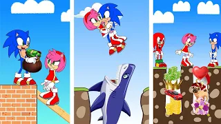 Mood Toon's TOP 3 Animation story | Knuckles Amy Sonic
