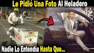 Hombre Rico Bajó De Su Deportivo Para Pedirle Una Foto Al Heladero, Nadie Lo Entendía Hasta Que…