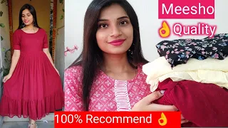 Meesho 100% Recommend just launched long gowns👌 Quality#must buy#meesho hauls@meemeenuvlogs8214