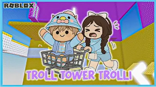 BOBA DAN KAKA BERMAIN TROLL TOWER TROLLI | ROBLOX INDONESIA @anothersideofdila