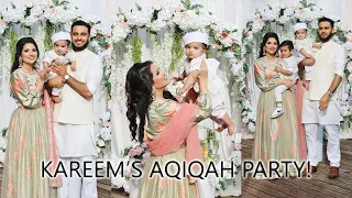 KAREEM's AQIQAH PARTY | Baby Aqeeqah Vlog