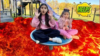 The Floor is Lava on the Playground Adventures for Kids #kidsvideos #floorislava#play#youtubekids