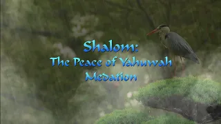 Shalom  The Peace of Yahuwah Meditation