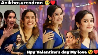 Anikhasurendran 🥹♥️ | Happy Valentine's day My Love 😘♥️ | #anikhasurendran #viralvideo #mustwatch