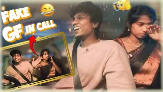 Fake girl friend prank😂 wife cried🥵மாட்டிக்குனாரு  புருஷரு🧐 #prankvlog #blackbeescouple