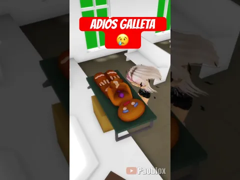 LA GALLETA SE FUE AL CIELO 🕊️😭 #roblox #brookhaven #robloxbrookhaven