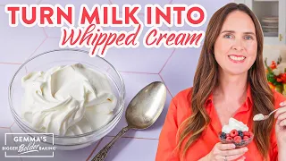 How to Make Whipped Cream Without Heavy Cream