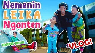 LEIKA BIKIN VIDEO DI TEMENIN SYARIF YOSEE. TOMPEL JATUH TERUS MAIN SEPATU RODA || VLOG!