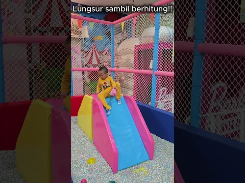 Habibie Belajar Berhitung Sambil Main Perosotan! 🔟🛝 #shorts, #kids