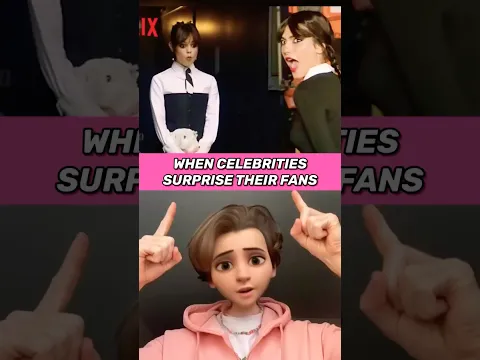 WHEN CELEBRITIES SURPRISE THEIR FANS 🫶🏻 #caughtoncamera #celebrity #wednesday